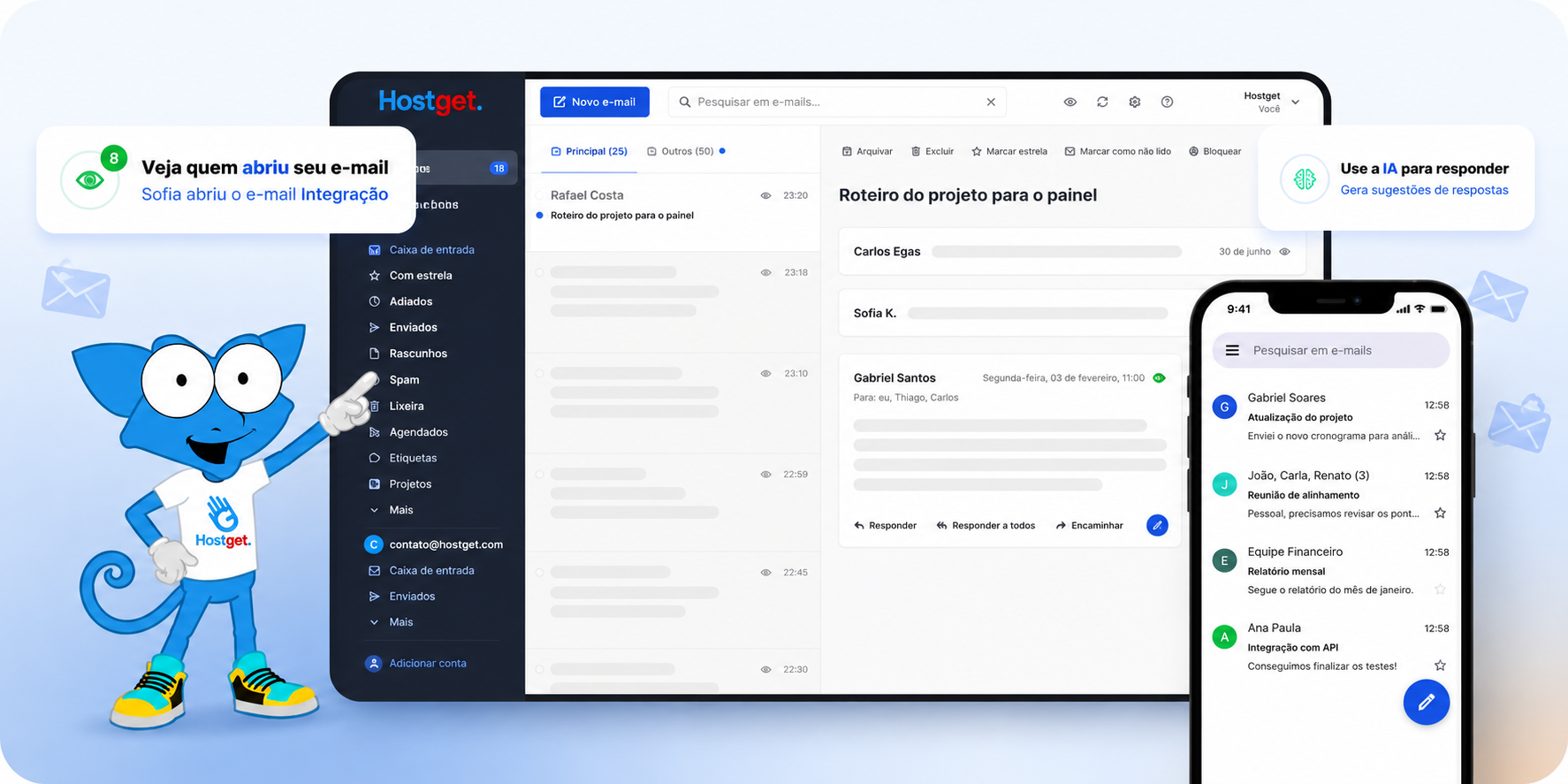 E-mail Profissional Hostget