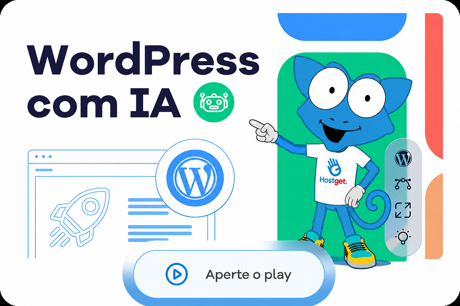 WordPress com IA Hostget